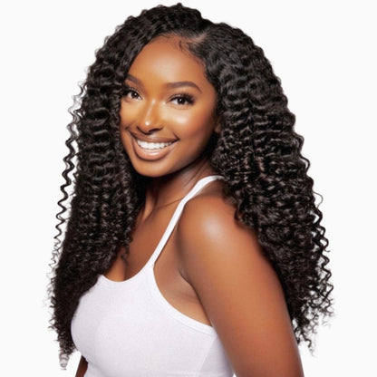Kayla - 3C Loose Kinky Curly -  InVisiRoot® Clip-ins