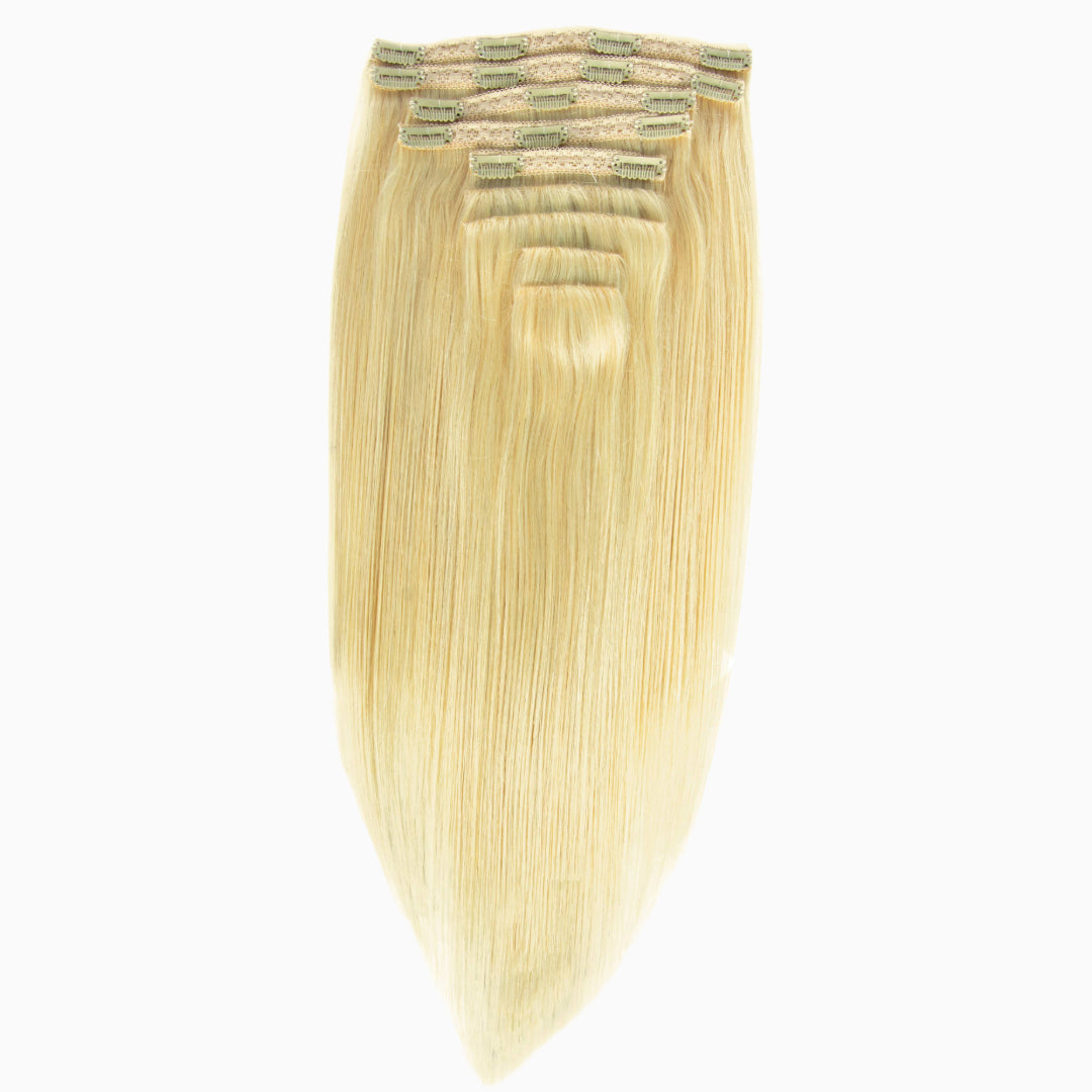 Blonde - Silky Straight - InVisiRoot® Clip-ins