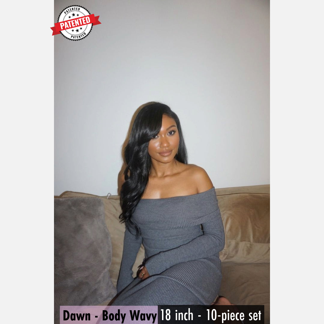 Dawn Body Wavy - InVisiRoot® Clip-in
